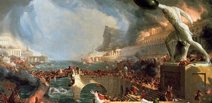 cole thomas the course of empire destruction 1836